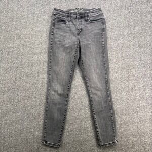 Universal Thread‎ High Rise Skinny Jeans Faded Black Denim Womens 4/27R Regular